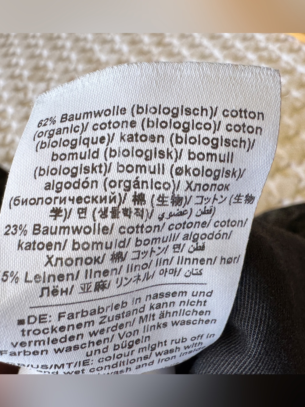 Closed Men’s 36 Black Wash Tapered Jeans Made in Italy - Picture 9 of 9
